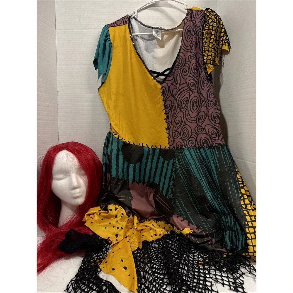 Disney Sally Costume & Wig Set - The Nightmare Before Christmas - Size 1X